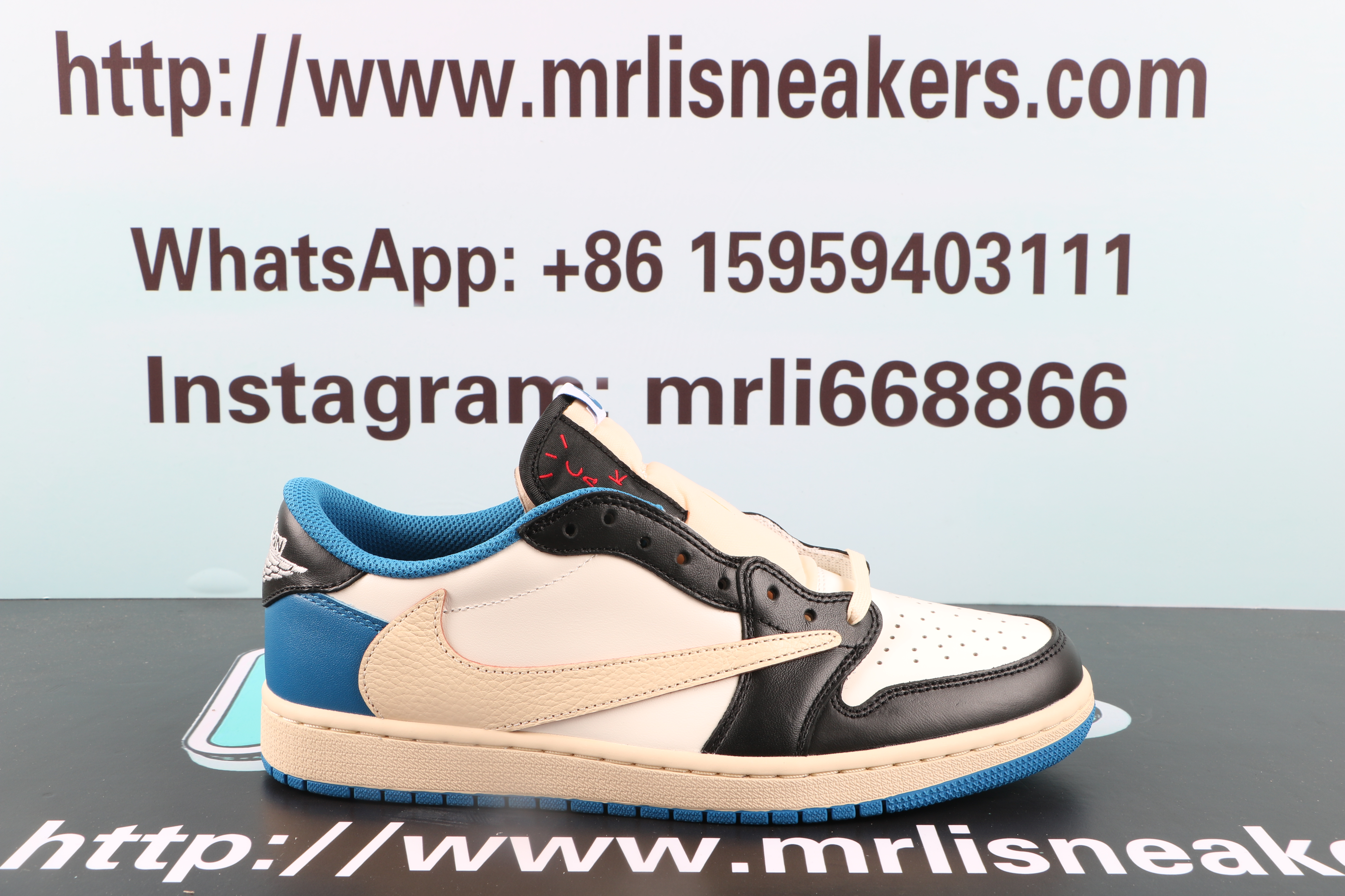 Jordan 1 Low “Fragment X Travis Scott”