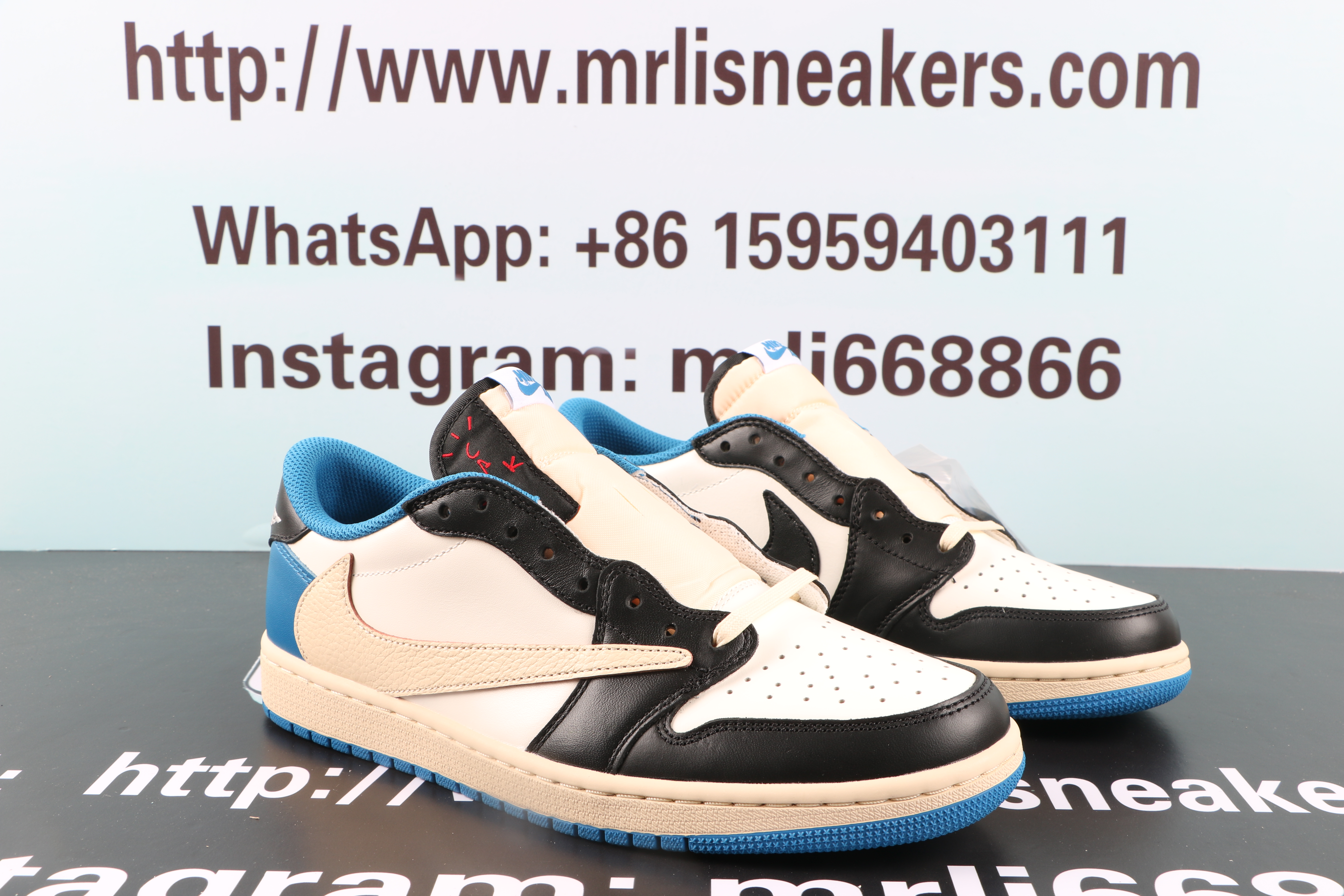 Jordan 1 Low “Fragment X Travis Scott”
