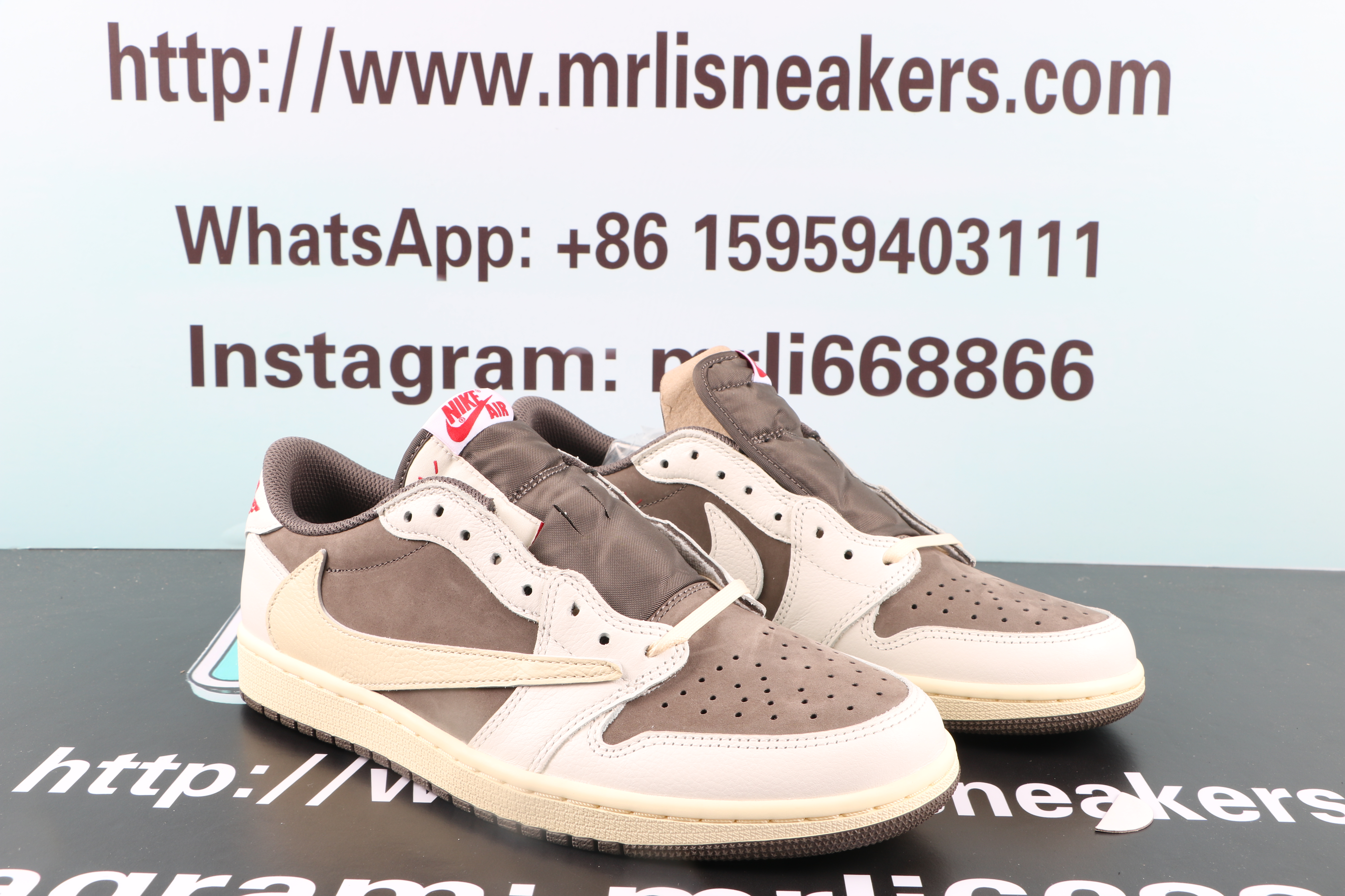 Travis Scott x Air Jordan 1 Low Mocha