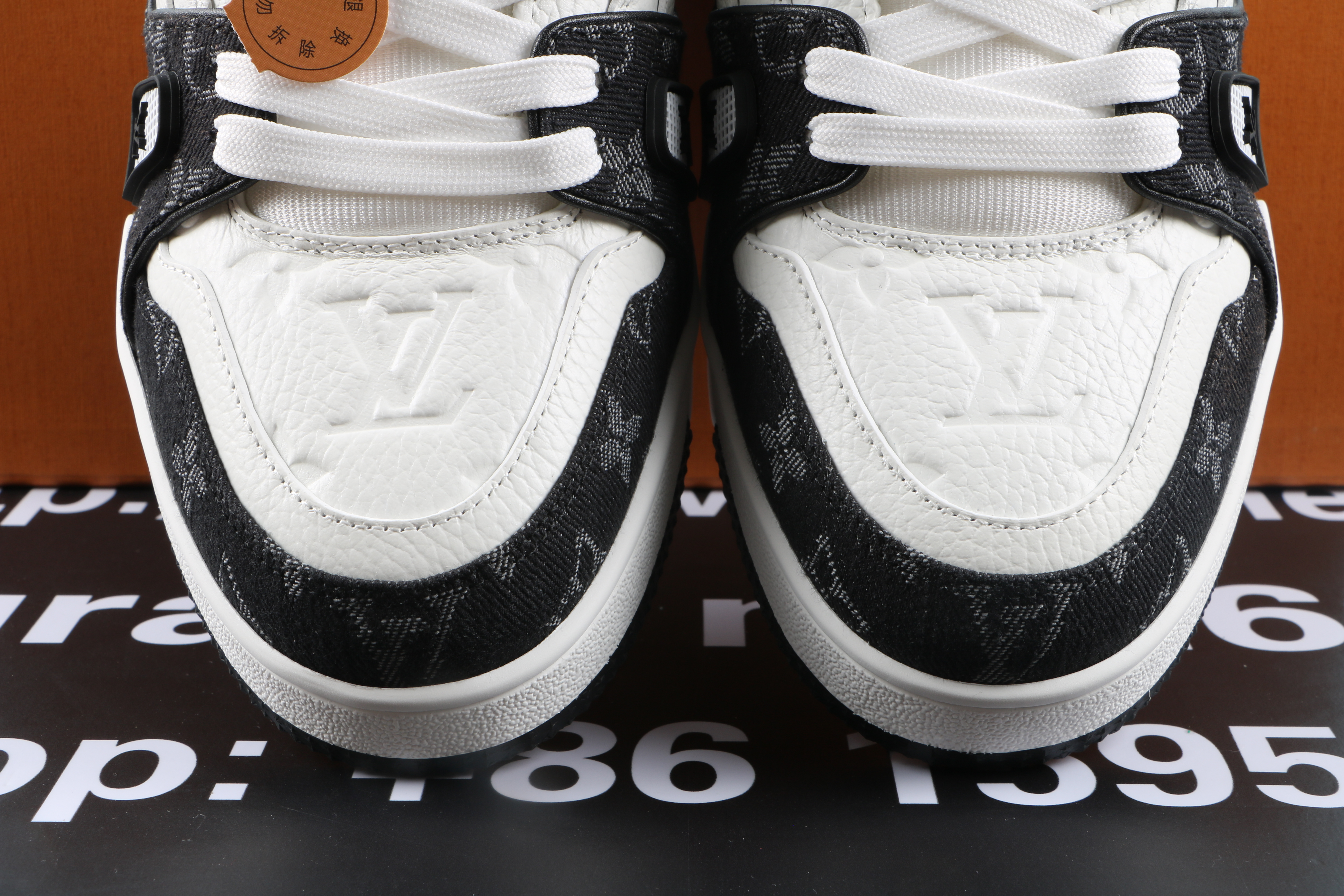 Louis Vuitton LV Trainer WHite Black White