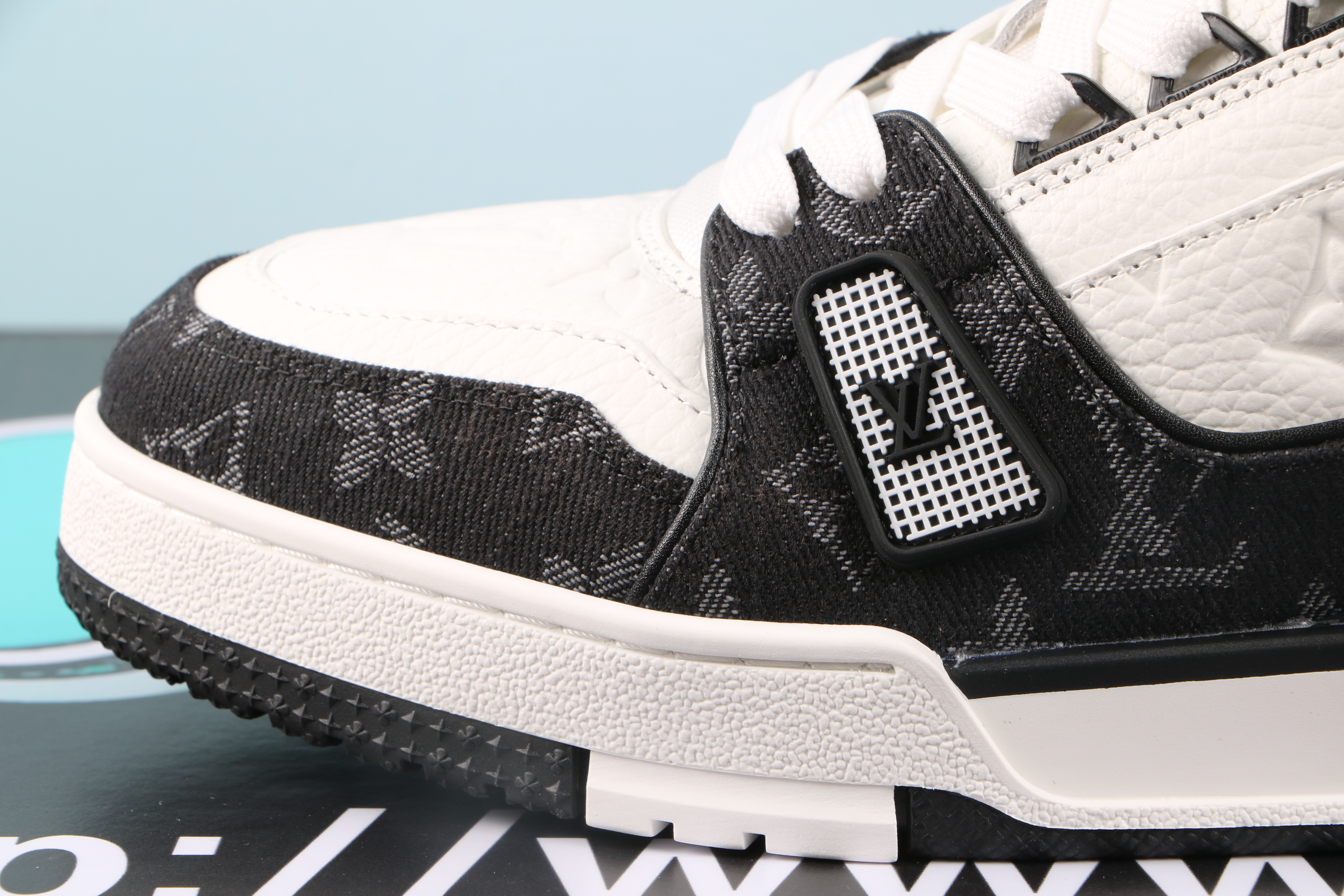 Louis Vuitton LV Trainer WHite Black White