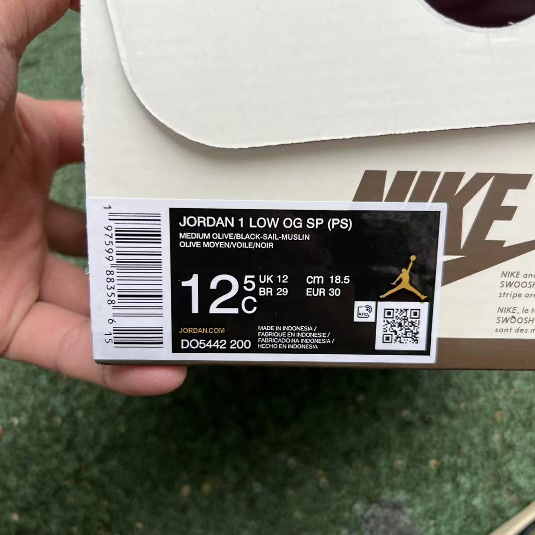 Jordan 1 Retro Low OG SP Travis Scott Medium Olive Jordan 1 Retro Low OG SP Travis Scott Medium Olive