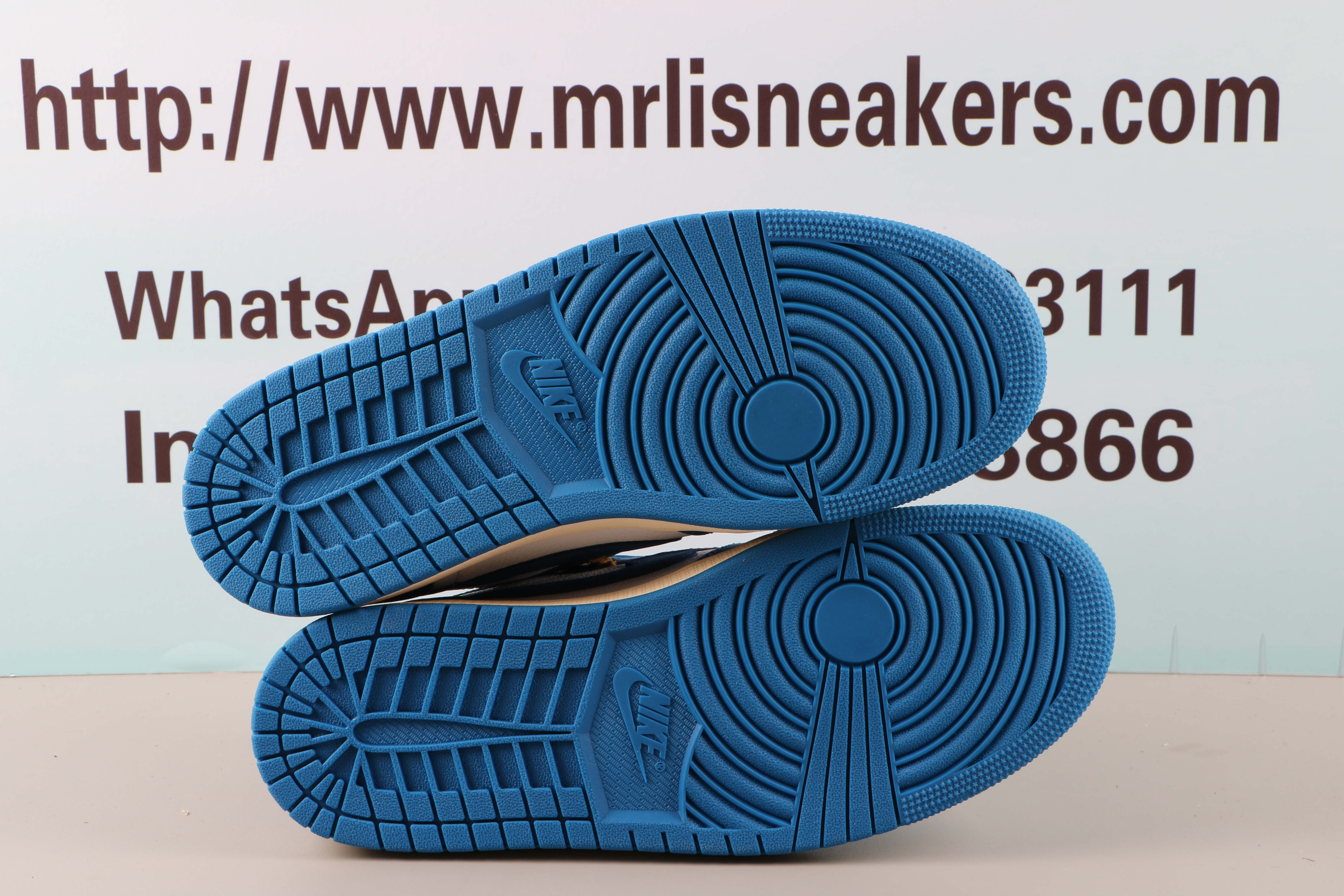 Jordan 1 low Union LA x Travis Scott Storm Blue