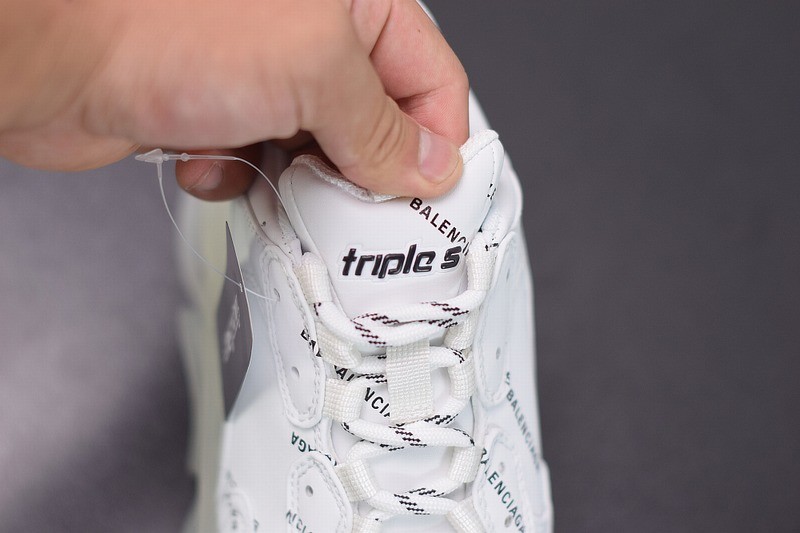 Balenciaga Triple S White Clear Sole Balenciaga Triple S White Clear Sole