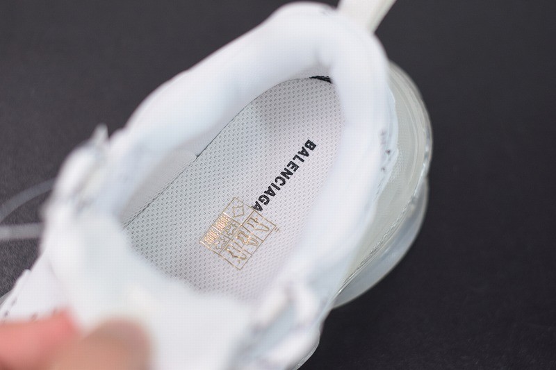 Balenciaga Triple S White Clear Sole Balenciaga Triple S White Clear Sole