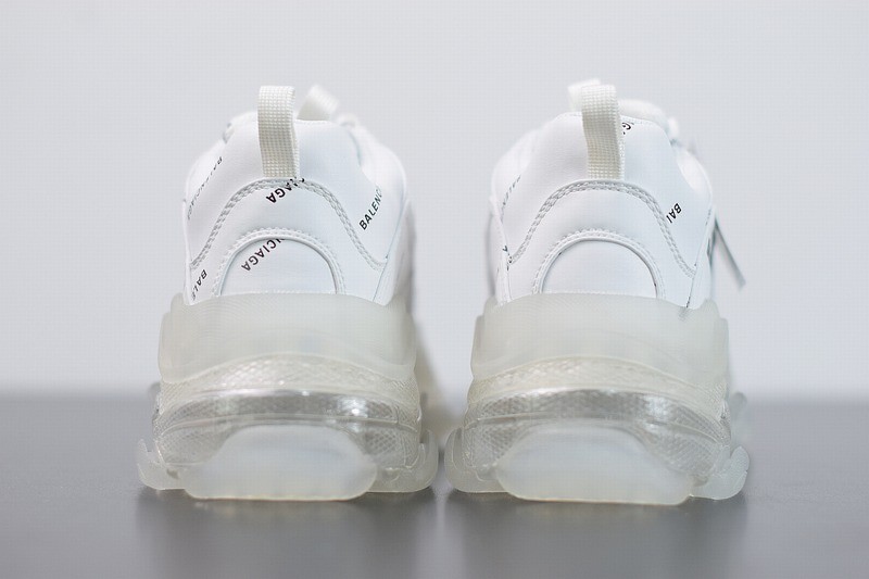 Balenciaga Triple S White Clear Sole Balenciaga Triple S White Clear Sole