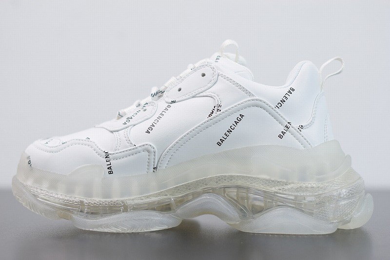 Balenciaga Triple S White Clear Sole Balenciaga Triple S White Clear Sole