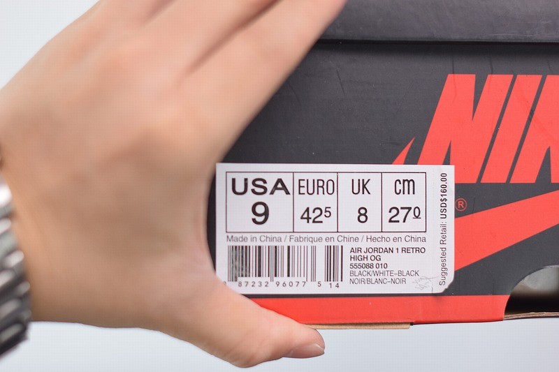 Jordan 1 Retro High Black/White Black Jordan 1 Retro High Black/White Black