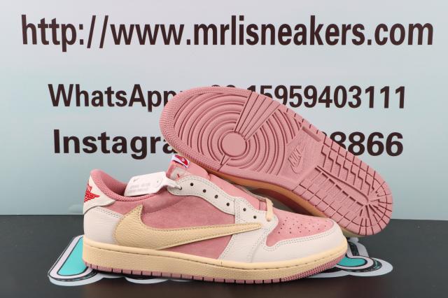 Air Jordan 1 Low OG Travis Scott Pink